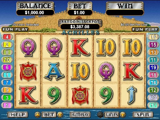 Play Achilles Slot for Real Money