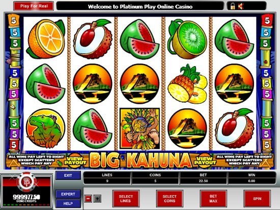 Play Big Kahuna Slot for Real Money