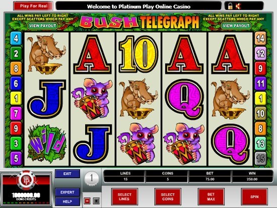 Play Bush Telegraph Slot for Real Money