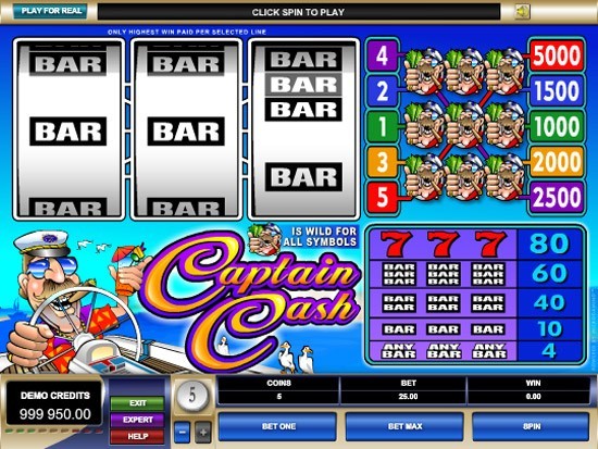 Play Captain Cash Slot for Real Money
