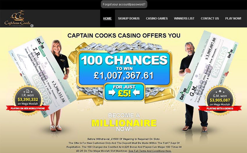 Captain Cooks Website