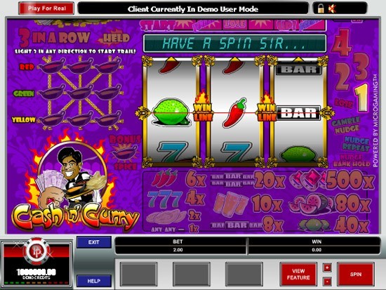 Play Cash n Curry Slot for Real Money