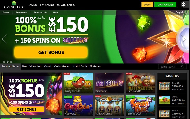 Casino Luck Offers Reload Bonuses Every Month
