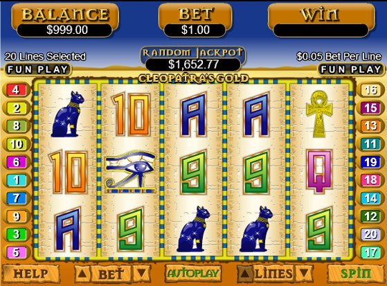 Play Cleopatra's Gold Slot for Real Money