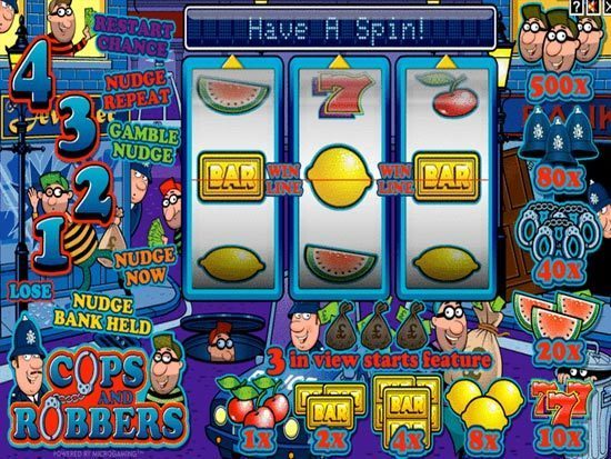 Play Cops and Robbers Slot for Real Money