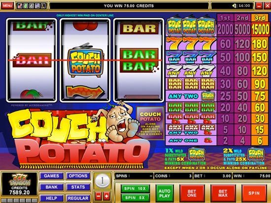 Play Couch Potato Slot for Real Money