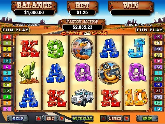 Play Coyote Cash Slot for Real Money
