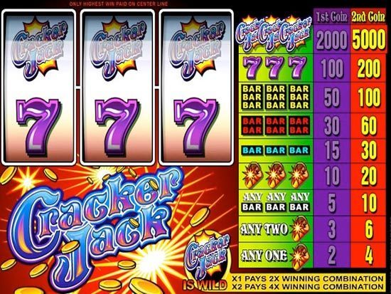 Play Cracker Jack Slot for Real Money