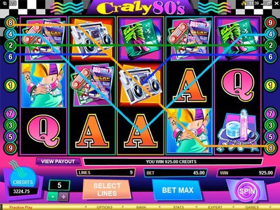 Play Crazy 80s Slot for Real Money