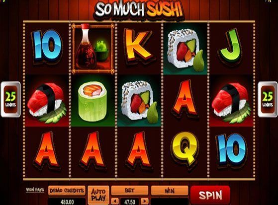 Play So Much Sushi Slot for Real Money