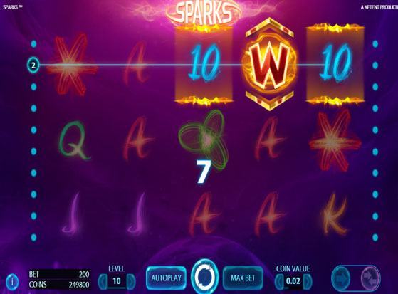 Play Sparks Slot for Real Money