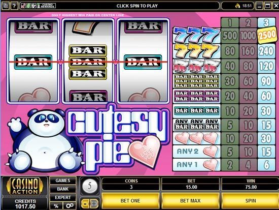 Play Cutesy Pie Slot for Real Money