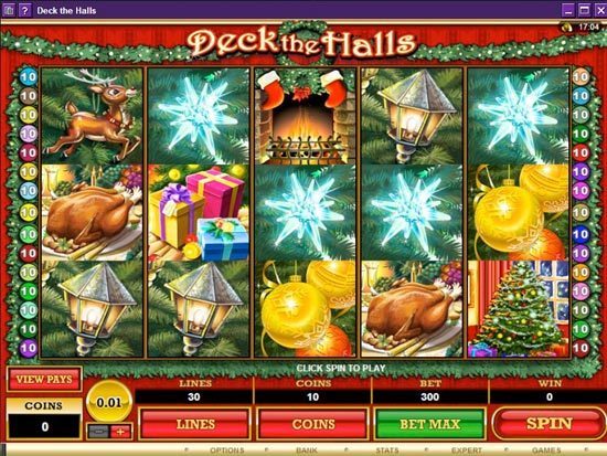 Play Deck the Halls Slot for Real Money
