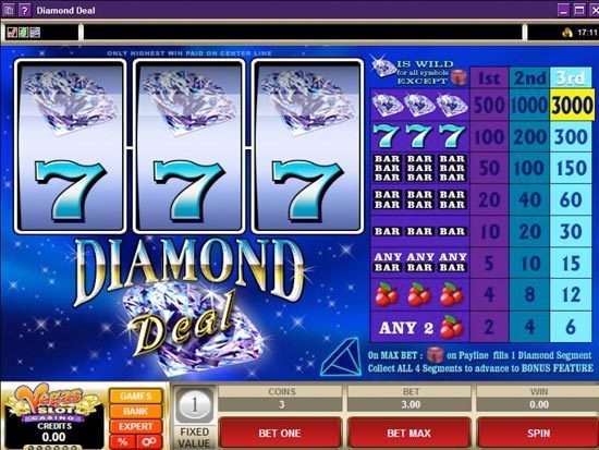 Play Diamond Deal Slot for Real Money