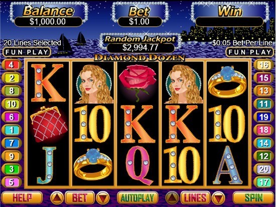 Play Diamond Dozen Slot for Real Money