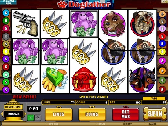 Play Dogfather Slot for Real Money