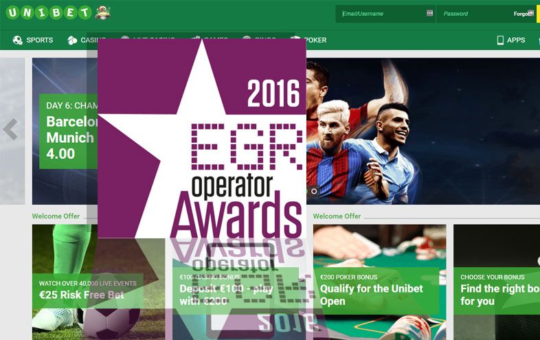 Unibet Wins Important Casino Industry Prize