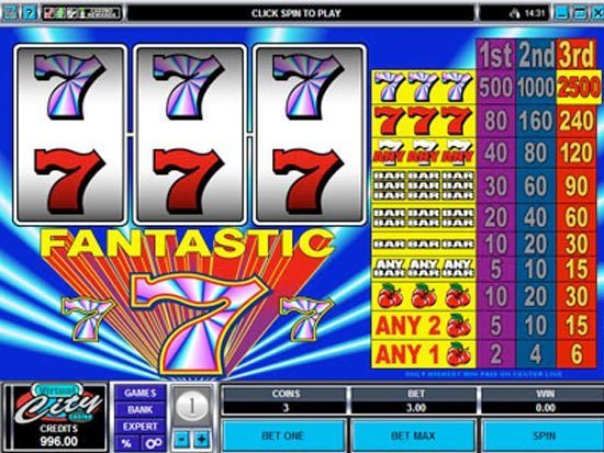 Play Fantastic 7's Slot for Real Money