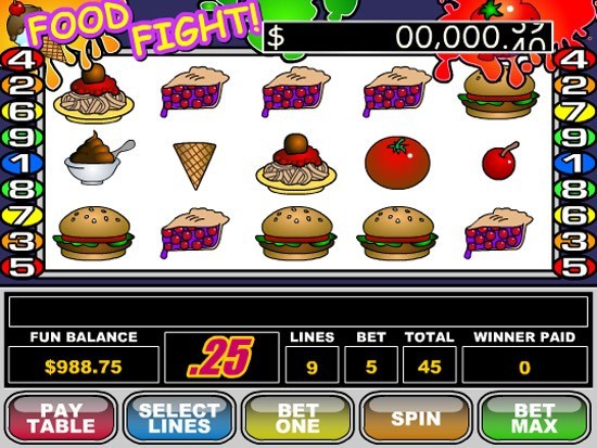 Play Food Fight Slot for Real Money