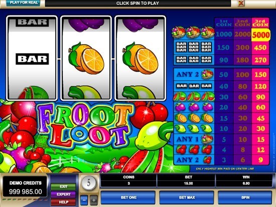 Play Froot Loot Slot for Real Money