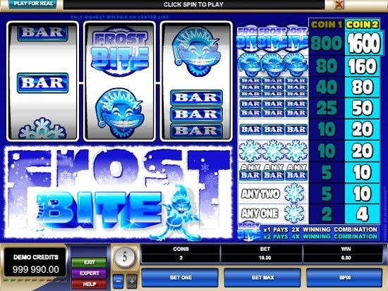 Play Frost Bite Slot for Real Money