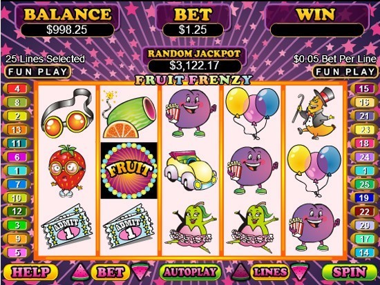 Play Fruit Frenzy Slot for Real Money
