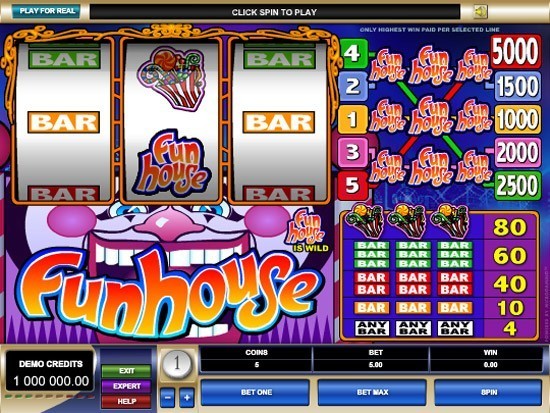 Play Funhouse Slot for Real Money