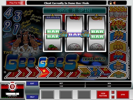 Play The Gee Gees Slot for Real Money