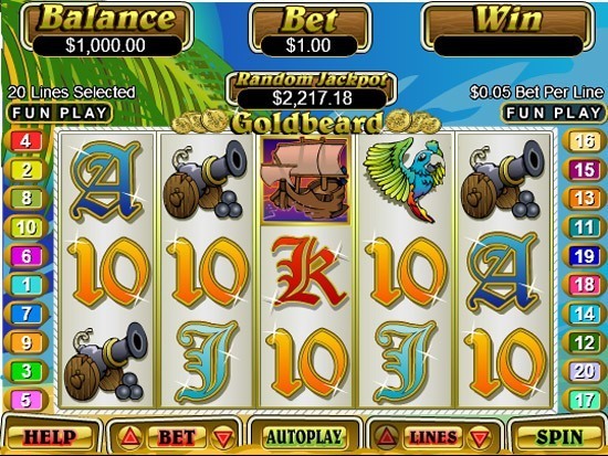 Play Goldbeard Slot for Real Money