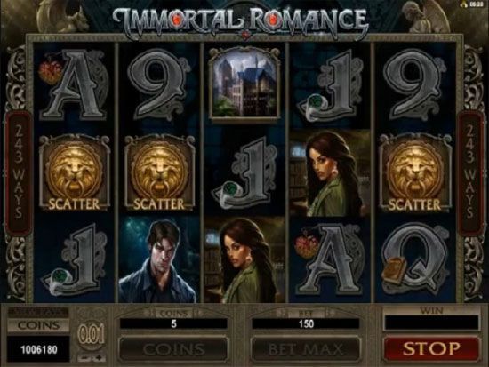 Play Immortal Romance Slot for Real Money
