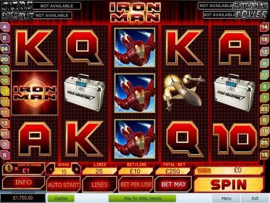 Play Iron Man Slot for Real Money