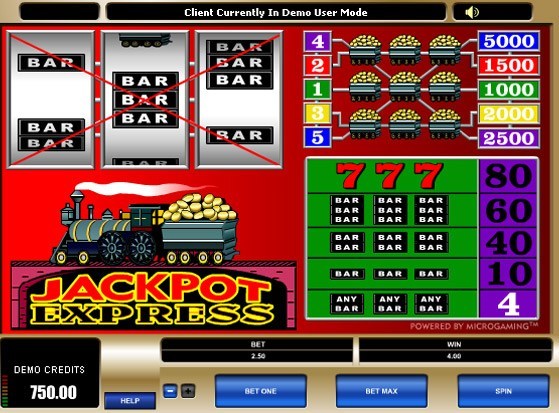 Play Jackpot Express Slot for Real Money