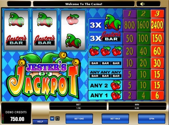 Play Jester's Jackpot Slot for Real Money
