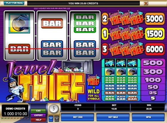 Play Jewel Thief Slot for Real Money