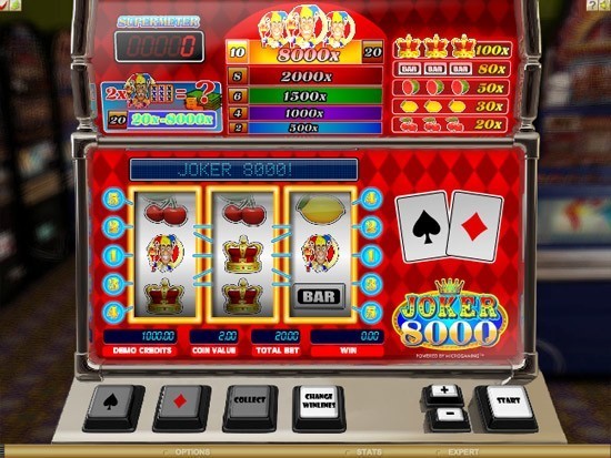 Play Joker 8000 Slot for Real Money