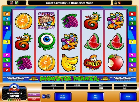 Play Monster Mania Slot for Real Money