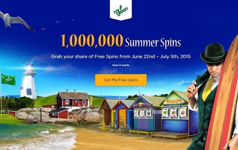 Free Spins Promo at Mr Green Casino