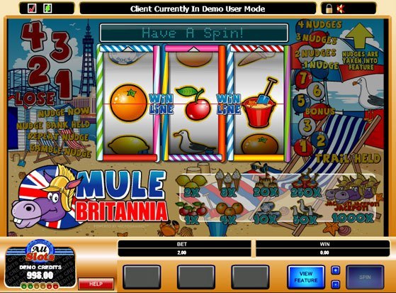 Play Mule Britannia Slot for Real Money