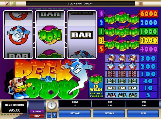 Play Peek-a-Boo Slot for Real Money