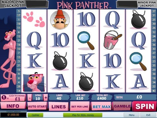 Play Pink Panther Slot for Real Money