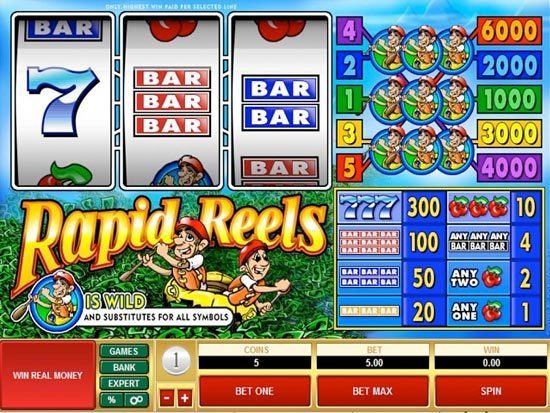 Play Rapid Reels Slot for Real Money