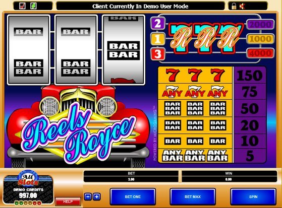 Play Reels Royce Slot for Real Money