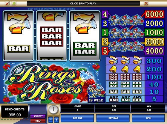Play Rings and Roses Slot for Real Money