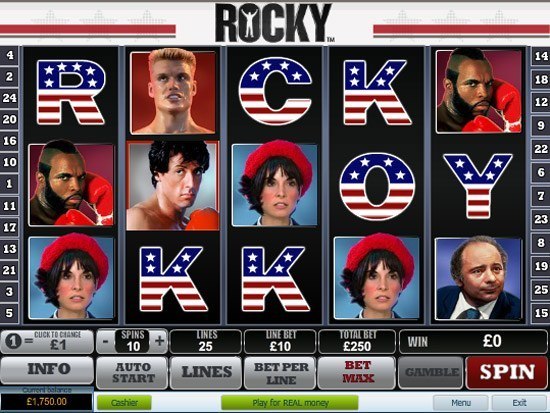 Play Rocky Slot for Real Money