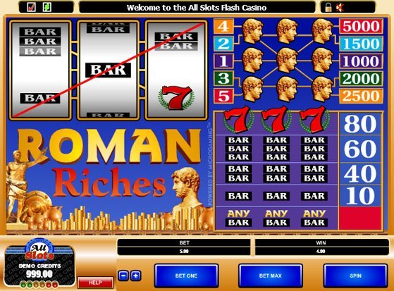 Play Roman Riches Slot for Real Money