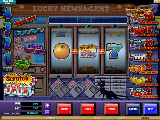 Play Scratch n Spin Slot for Real Money