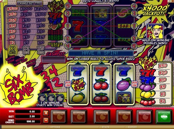 Play Six Bomb Slot for Real Money