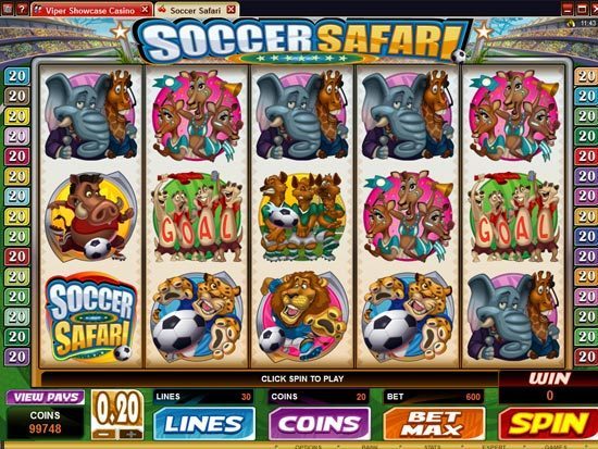 Play Soccer Safari Slot for Real Money