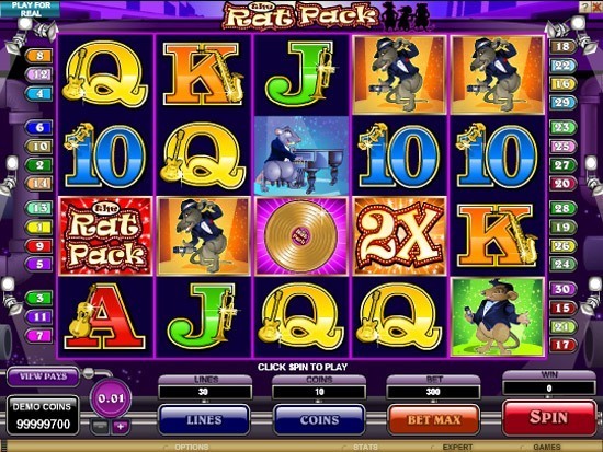 Play The Rat Pack Slot for Real Money