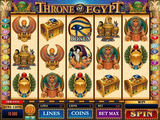 Play Throne Of Egypt Slot for Real Money